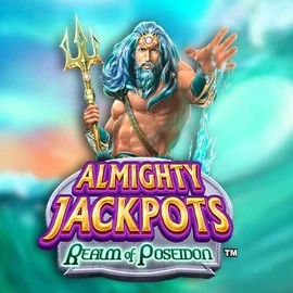Almighty Jackpots – Realm of Poseidon casino game by Novomatic – featured logo at Spinalto Casino