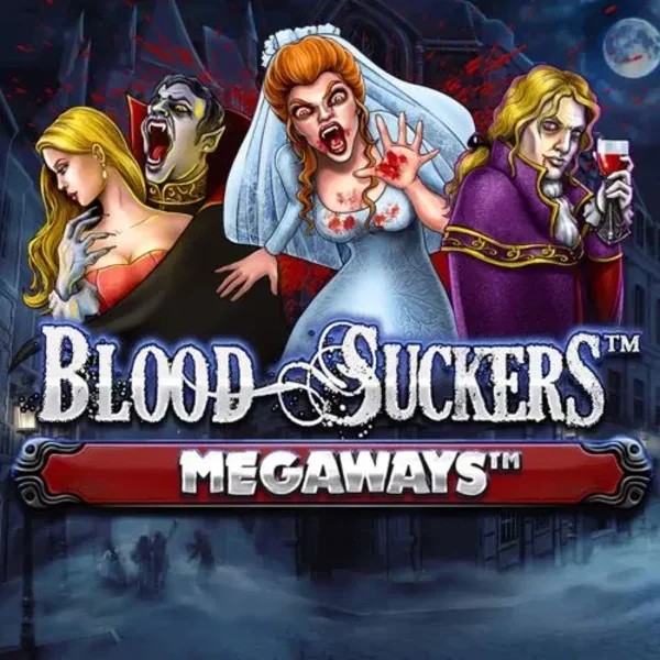 Official Slots logo: Blood Suckers Megaways by Red Tiger Gaming at Spinalto Casino