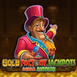 Jackpots logo of Gold Factory Jackpots Mega Moolah from Aurum Signature Studios at Spinalto Casino