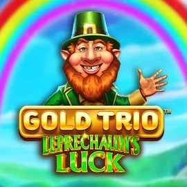 Gold Trio Leprechaun's Luck by Playtech, showcased at spinalto.eu – game logo