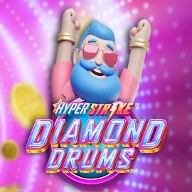Hyper Strike Diamond Drums logo by Gameburger Studios at Spinalto Casino