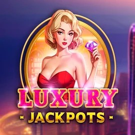 Luxury Jackpots online game logo by Triple Cherry on spinalto.eu