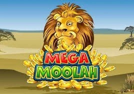 Mega Moolah slot online game logo by Games Global on spinalto.eu