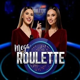 Mega Roulette slot logo by Pragmatic Play at Spinalto Casino