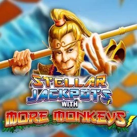 Stellar Jackpots with More Monkeys game by Lightning Box Game – logo hosted on Spinalto Casino