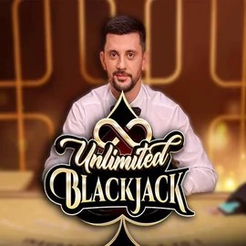 Unlimited Blackjack slot visual from Ezugi available on spinalto.eu